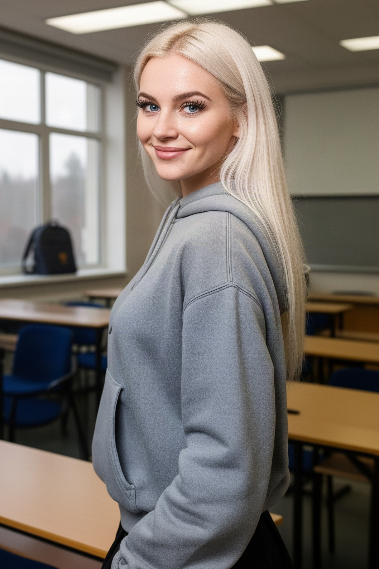 Елена Соснова, первая красавица курса, которая метит любого нового парня